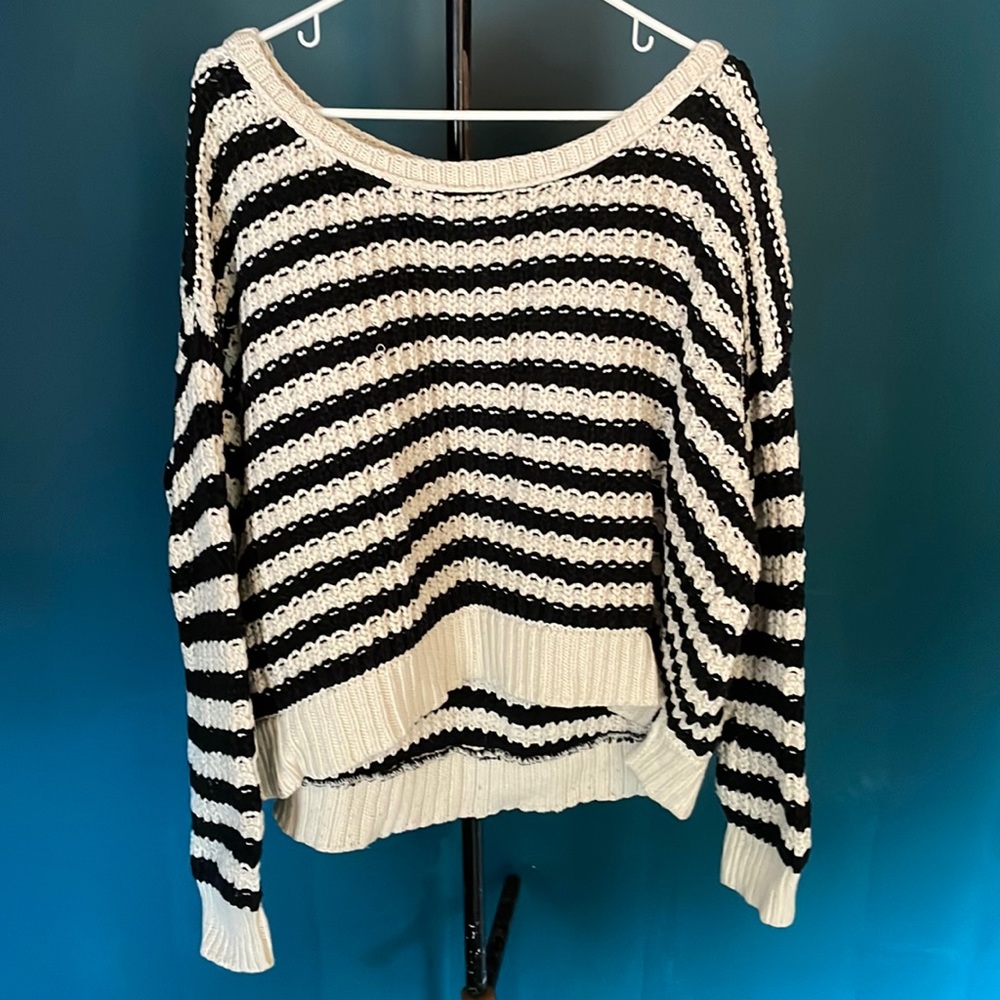 Free People Striped Sweater